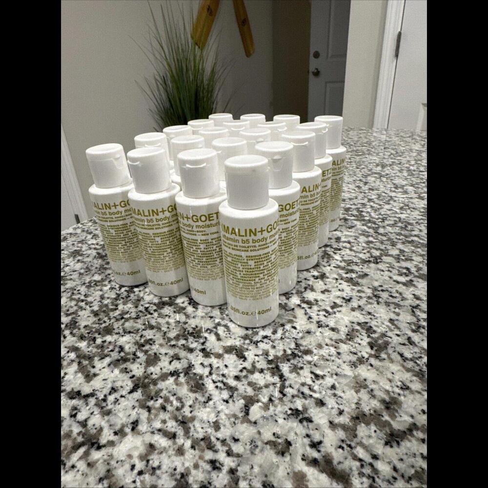 MALIN+GOETZ Vitamin B5 Body Moisturizer Travel Sized 1.35 fl oz each Lot (25)